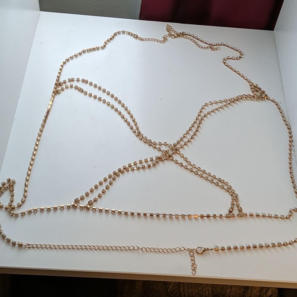 Body jewelry - chest necklace